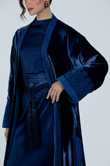 DCV2517 The Moonlight Velvet Abaya