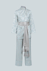 MNPF003-TT The Moonlight Motif Woven Top & Trouser Set