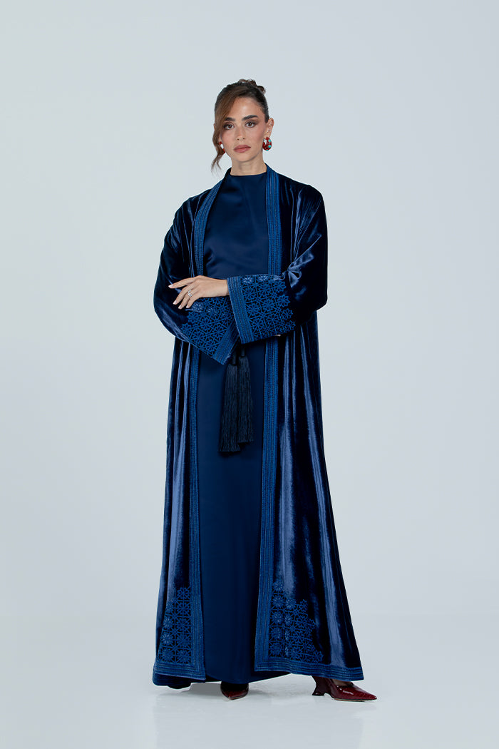 DCV2517 The Moonlight Velvet Abaya