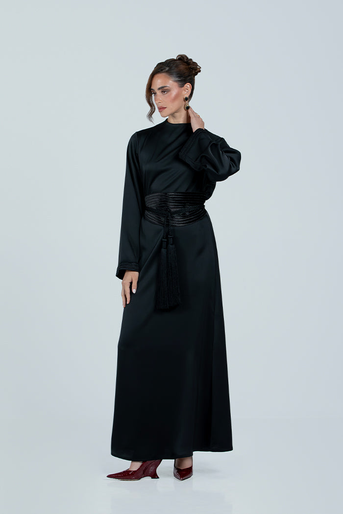 DCV2517 The Moonlight Velvet Abaya