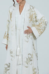 RMDCB2514 OFF WHITE The Gilded Bloom Kaftan - Limited Edition