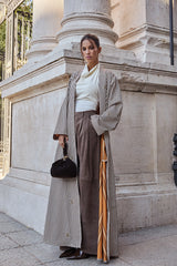 DC2520 Moonlight Monochrome Abaya