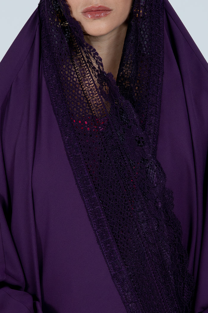 DC2521 Ethereal Lace Abaya - Limited Edition