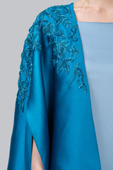 RMDHC2405 Infinite Blue Luxe Haute Couture Abaya