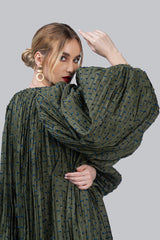 RMDHC2402 Emerald Cascade Haute Couture Abaya