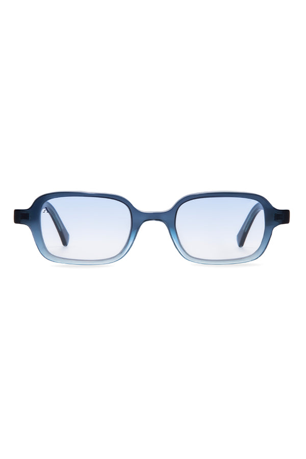 SUNGLASSES  RECTANGULAR II - DARK BLUE WITH LIGHT BLUE