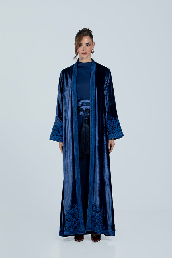 DCV2517 The Moonlight Velvet Abaya