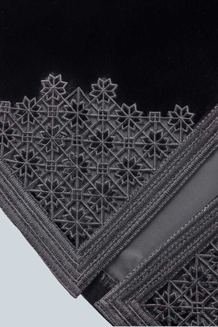 DCV2517 The Moonlight Velvet Abaya