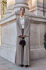 DC2520 Moonlight Monochrome Abaya