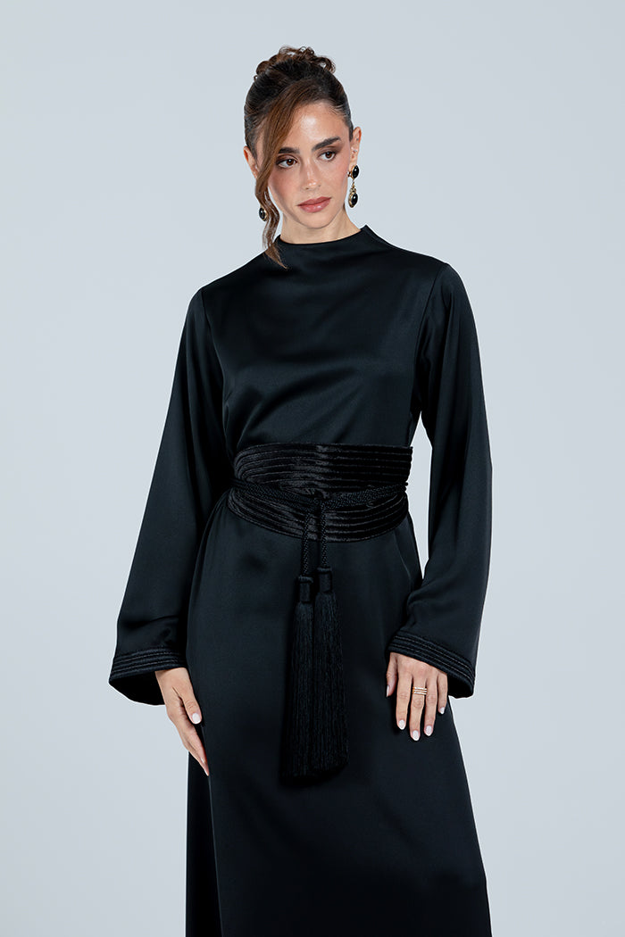DCV2517 The Moonlight Velvet Abaya