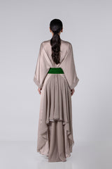 فستان حريري بنقش مون لايت - MFW2601