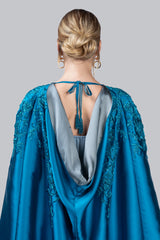 RMDHC2405 Infinite Blue Luxe Haute Couture Abaya