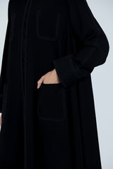DC2513 The Black Balance Abaya