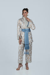 RMDTT2501-BLUE Glory of Serenity Top & Trouser Set - Limited Edition