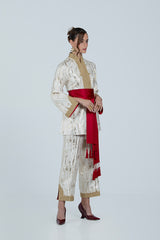 RMDTT2501-RED Crimson Glory Top & Trouser Set  – Limited Edition