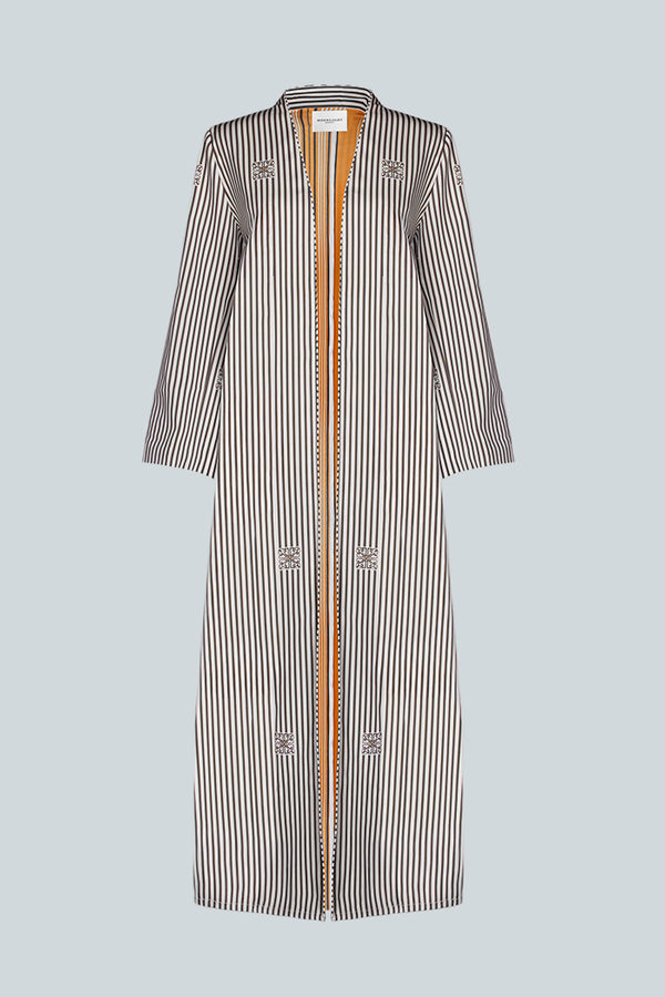 DC2520 Moonlight Monochrome Abaya