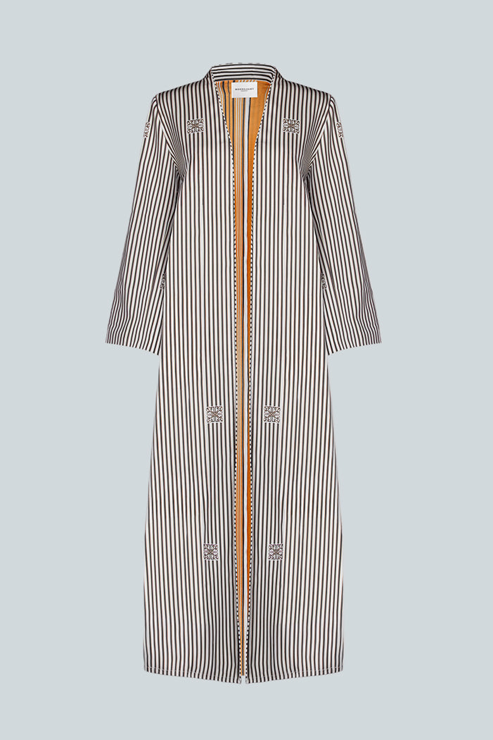 DC2520 Moonlight Monochrome Abaya