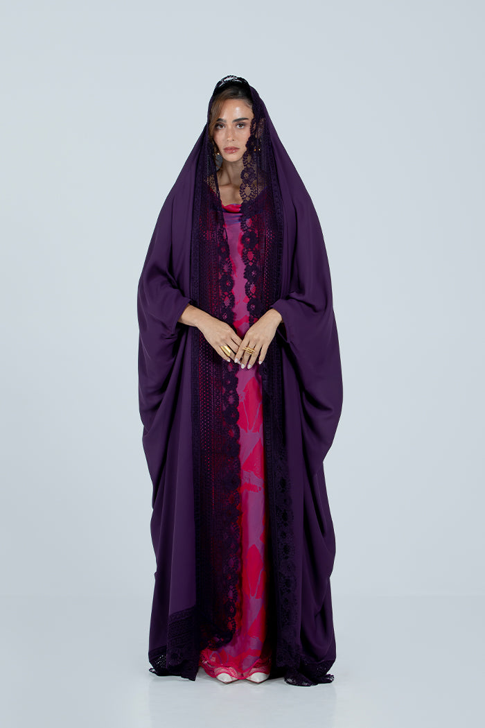 DC2521 Ethereal Lace Abaya - Limited Edition