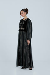 DCVHC2526 Celestial Noir Abaya