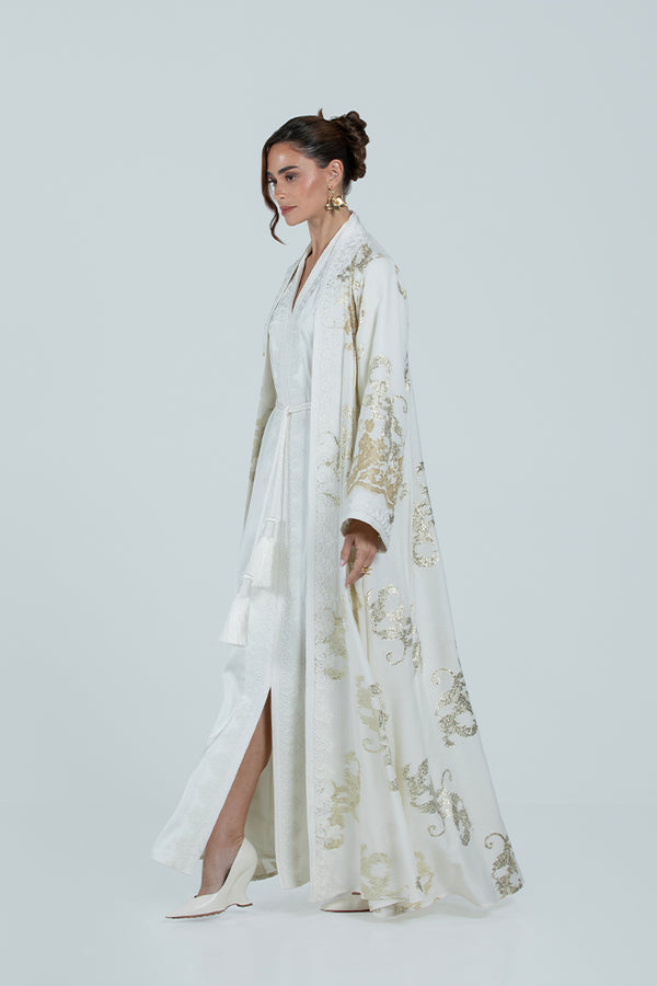 RMDCB2514 OFF WHITE The Gilded Bloom Kaftan - Limited Edition