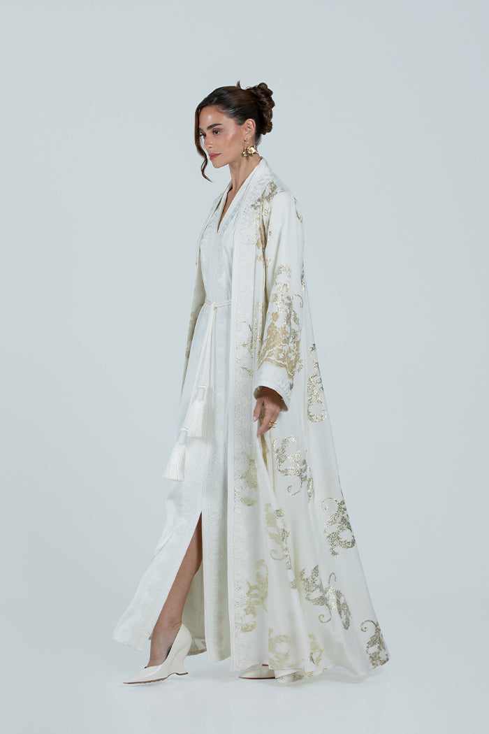 RMDCB2514 OFF WHITE The Gilded Bloom Kaftan - Limited Edition