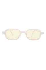 SUNGLASSES RECTANGULAR II - SHINY BEIGE