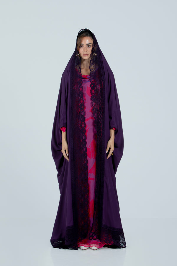 DC2521 Ethereal Lace Abaya - Limited Edition