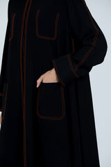 DC2513 The Black Balance Abaya