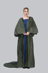 RMDHC2402 Emerald Cascade Haute Couture Abaya