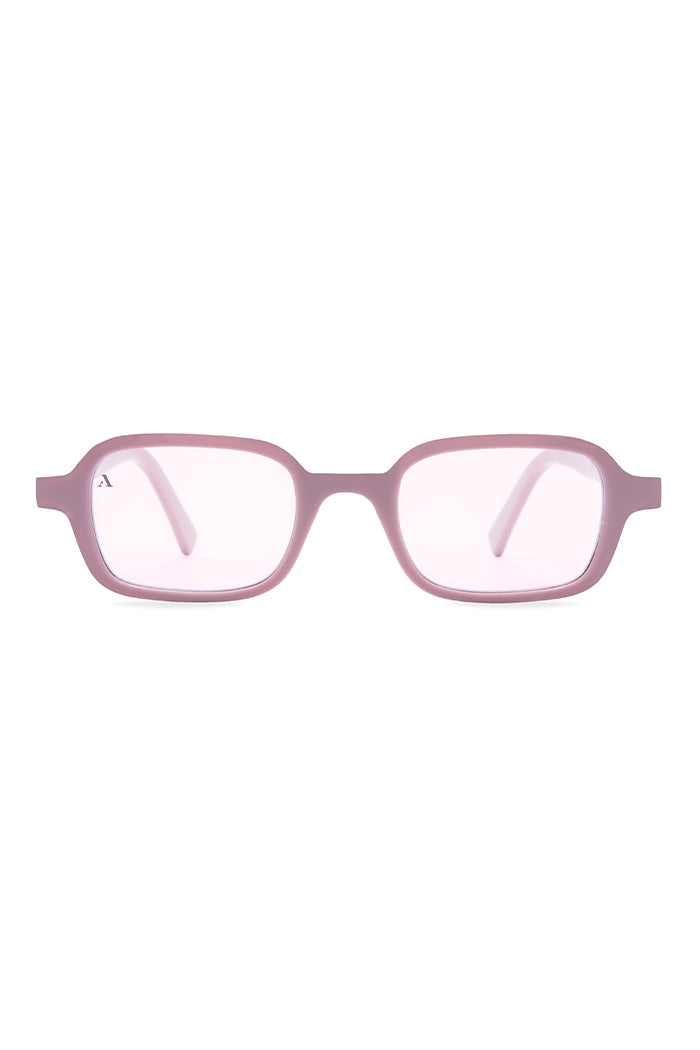 SUNGLASSES RECTANGULAR II - SHINY PASTEL PINK