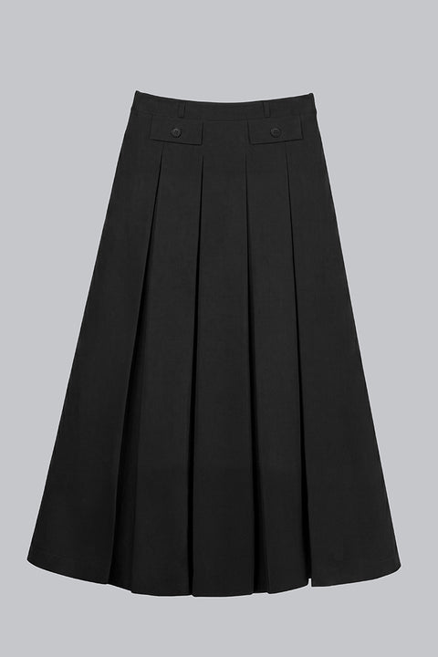 MAXI PLEATED SKIRT SM2646SP