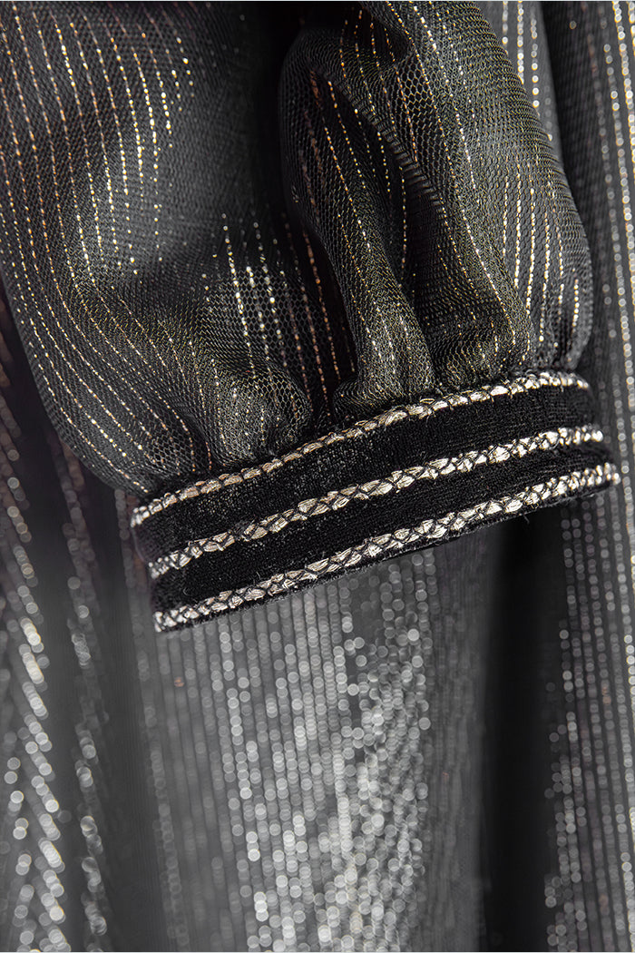 DCVHC2526 Celestial Noir Abaya