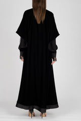 Winter Abaya Flare Cut DC2003