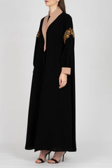 Winter Abaya Flare Cut DC2009