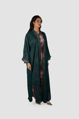 RMDCB2503 عباءة الطبقات الأثيرية بقصة الكيمونو مع الفستان الداخلي