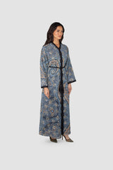 RMDCB2503 عباءة الطبقات الأثيرية بقصة الكيمونو مع الفستان الداخلي