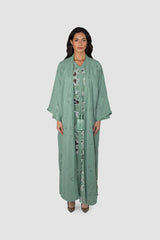 RMDCB2503 عباءة الطبقات الأثيرية بقصة الكيمونو مع الفستان الداخلي