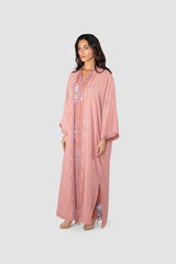 RMDCB2505 عباءة الطبقات الأثيرية بقصة الكيمونو مع الفستان الداخلي