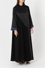 Threads and Beads Embroidered Blue Abaya RMD2201