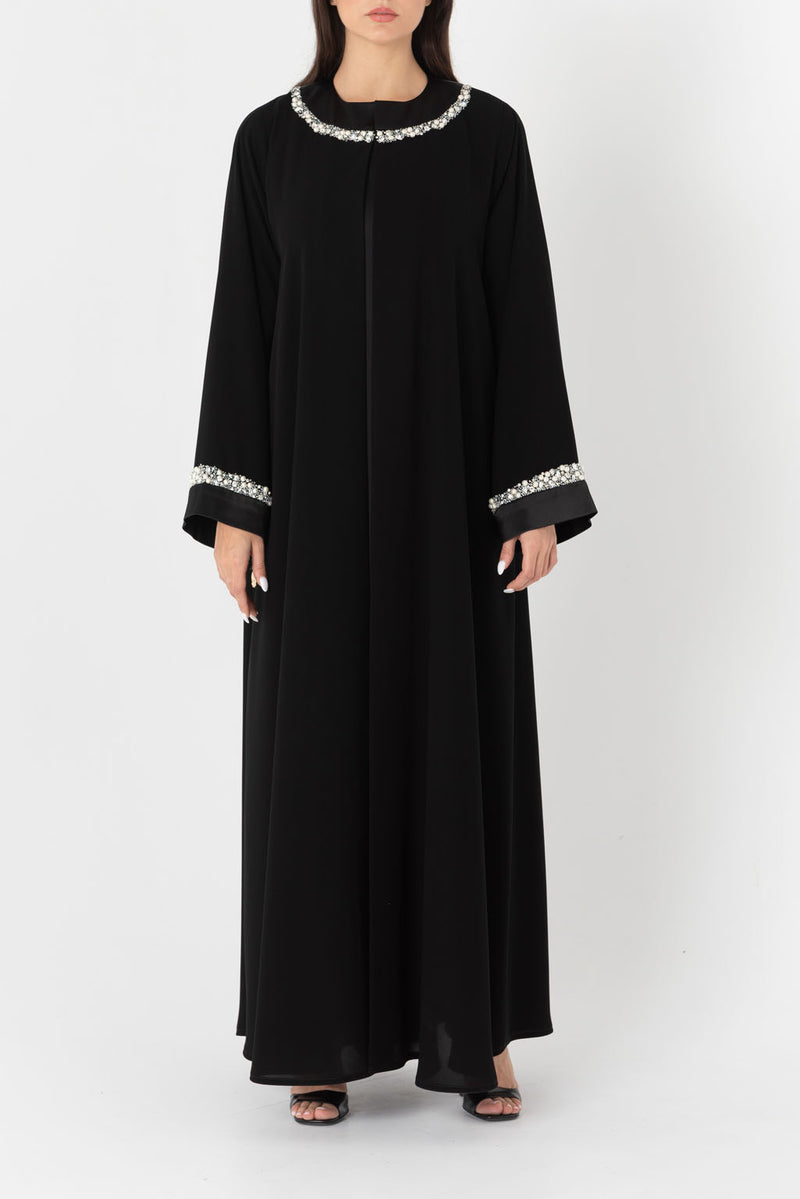 Swarovski Embroidery Highlights Abaya RMD2205