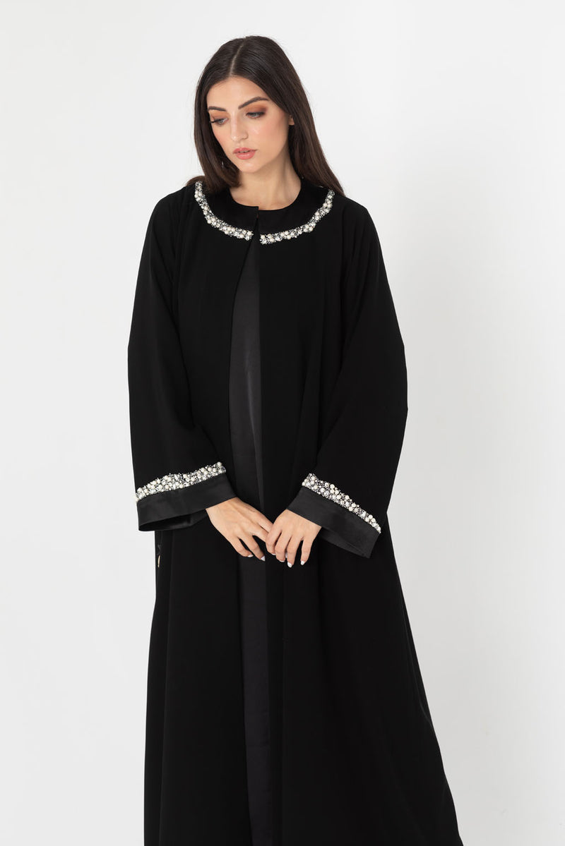 Swarovski Embroidery Highlights Abaya RMD2205