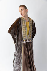 Exclusive Sadu Art Inspired Moroccan Handwork Embroidery Abaya WV2206