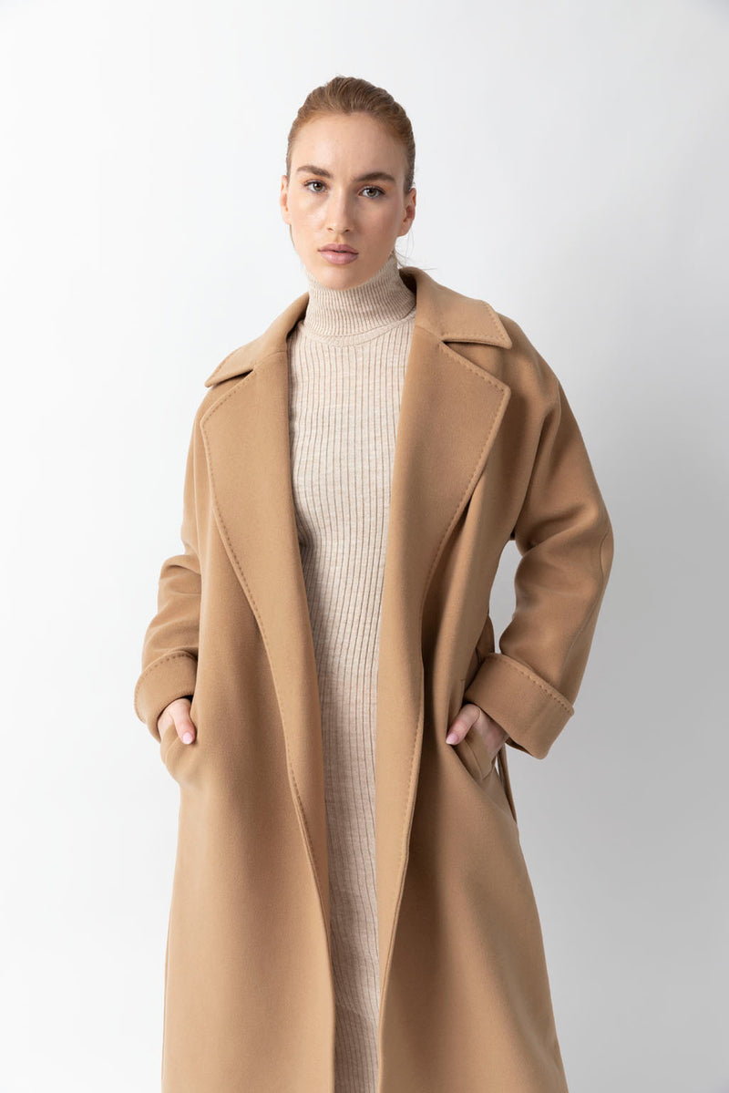 ROYAL WINTER CAMEL COAT DCJ2208