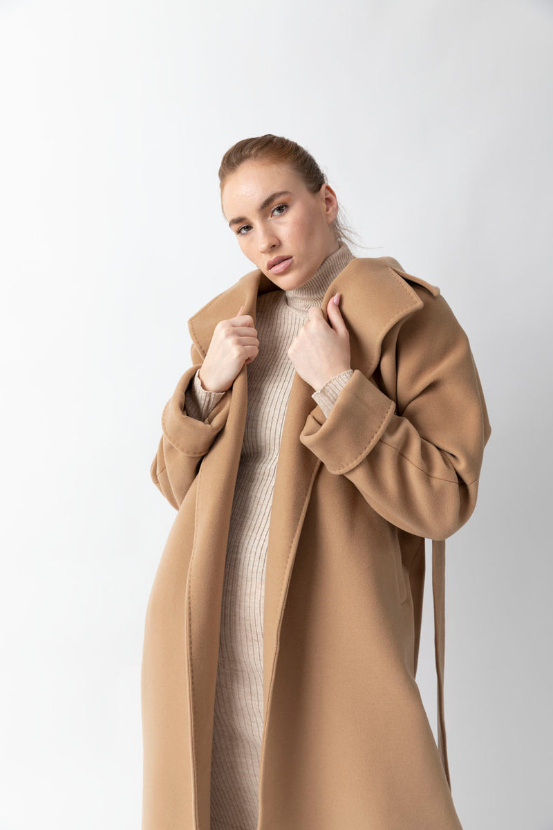 ROYAL WINTER CAMEL COAT DCJ2208