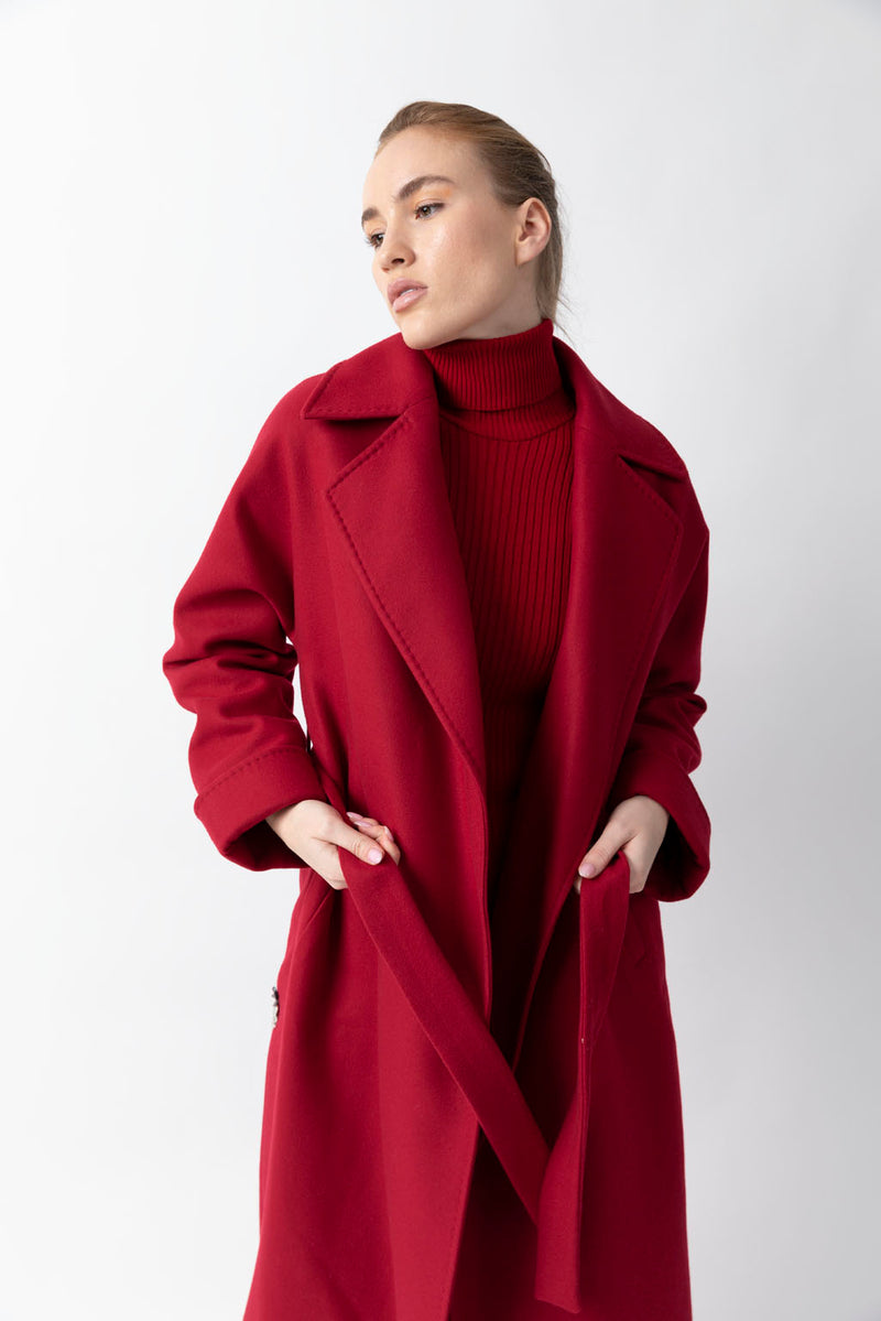 ROYAL WINTER RED COAT DCJ2201