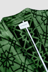 MNPF002-NB Moonlight Concept Navy Blue Motif Jacquard Design