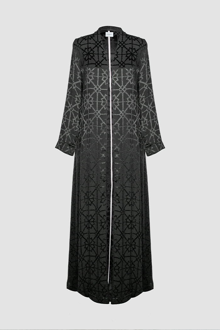 MNPF002-NB Moonlight Concept Navy Blue Motif Jacquard Design