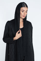 Moonlight Jacquard Chiffon Headscarf 03