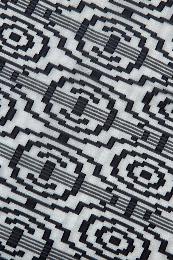 Moonlight Jacquard Chiffon Headscarf 03