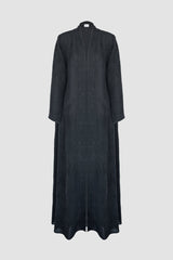 RTW2401 – عباية أناقة زهور الساكورا بلكتان المنسوج